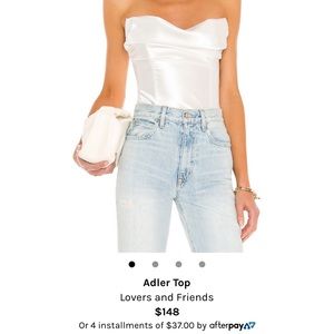 Lover + friends bustier top